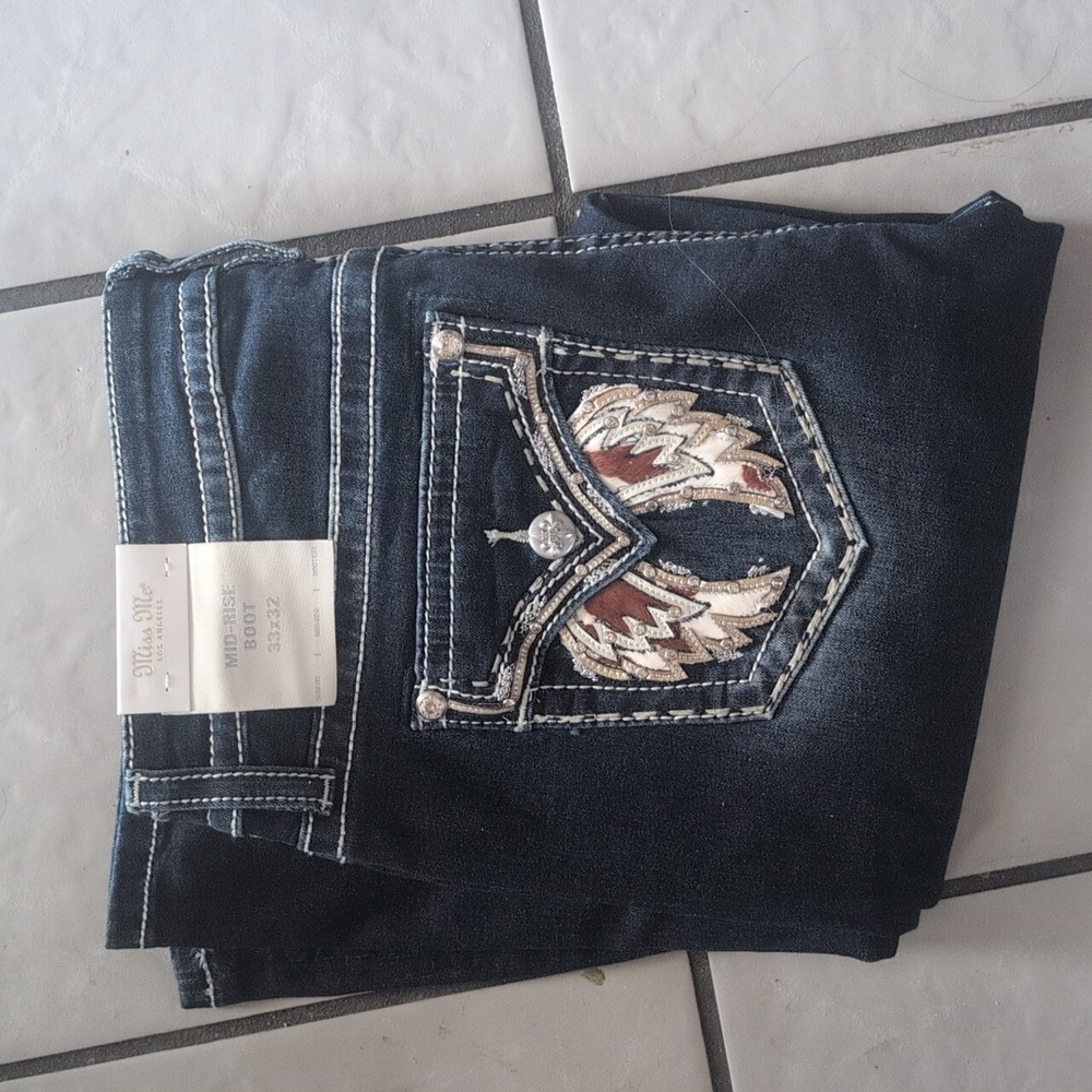 Miss Me Indigo Bootcut Jeans